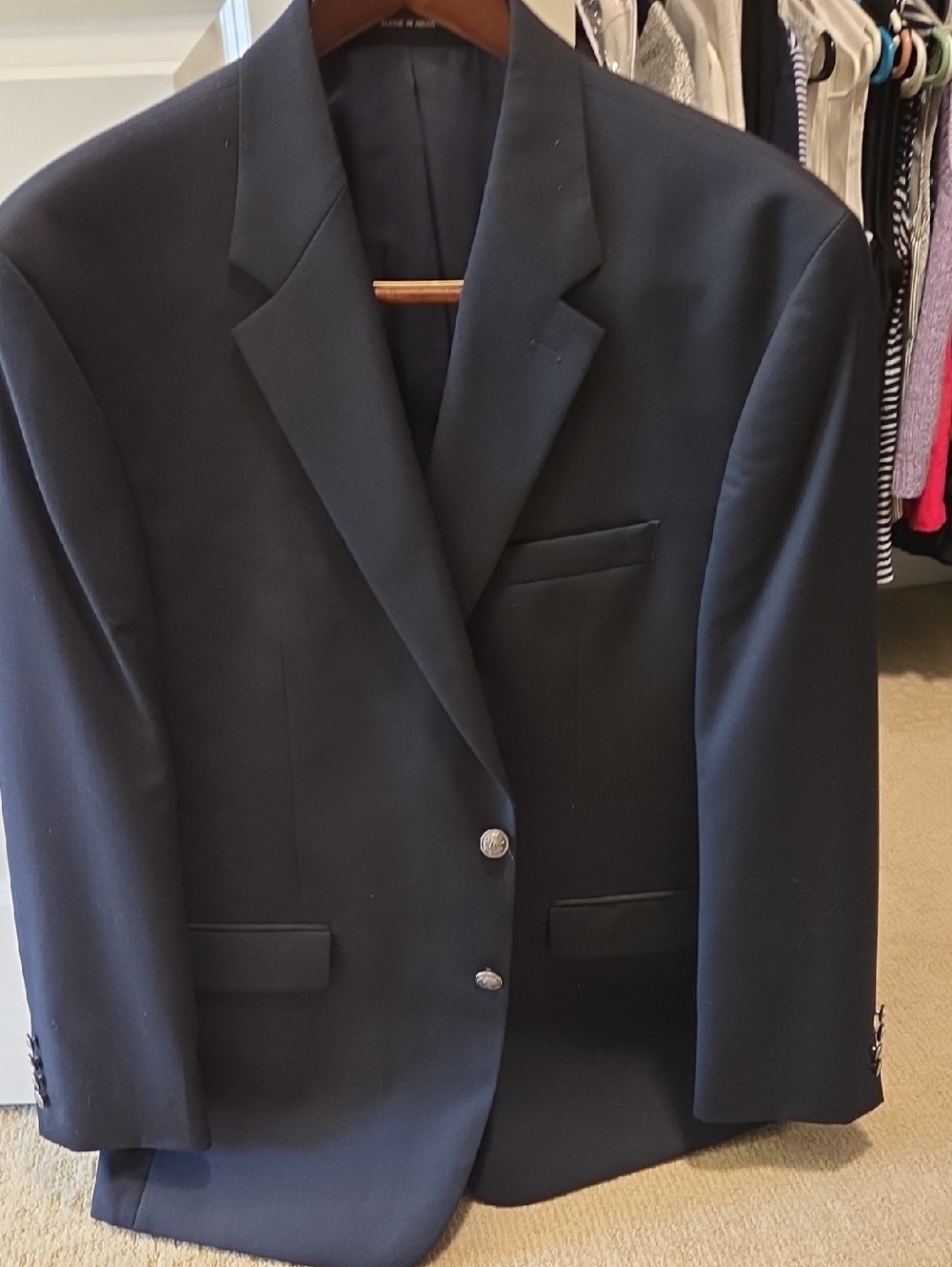MICHAEL Michael Kors Navy Two-Button Men's Sport Coat